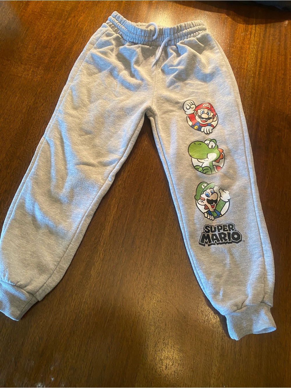 Nintendo Gray Kids Sweatpants with Character Graphicst